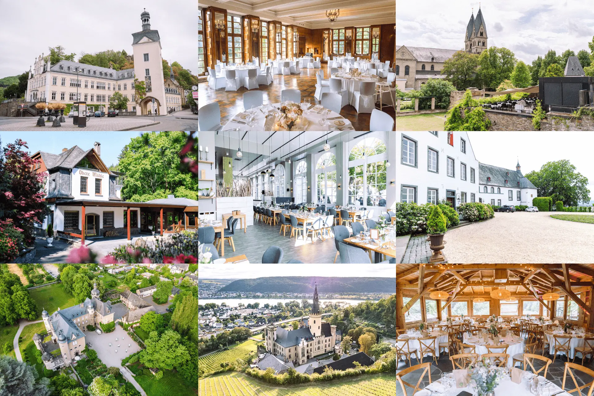Top 10 Hochzeitslocations in Koblenz und Umgebung 1 Hochzeitslocation Koblenz und Umgebung Top 10 Locations - Preise - Übersicht